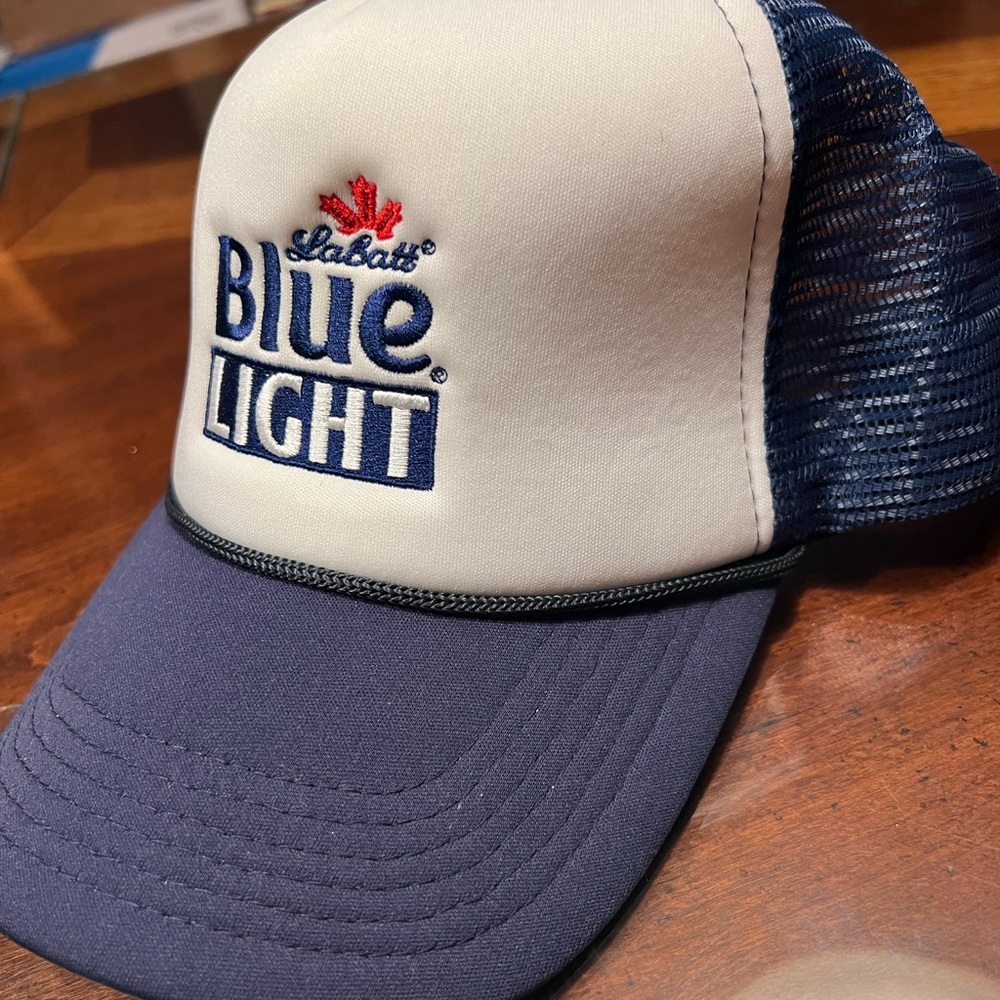 Labatt Blue Light Sauce Trucker Hat Snap Back